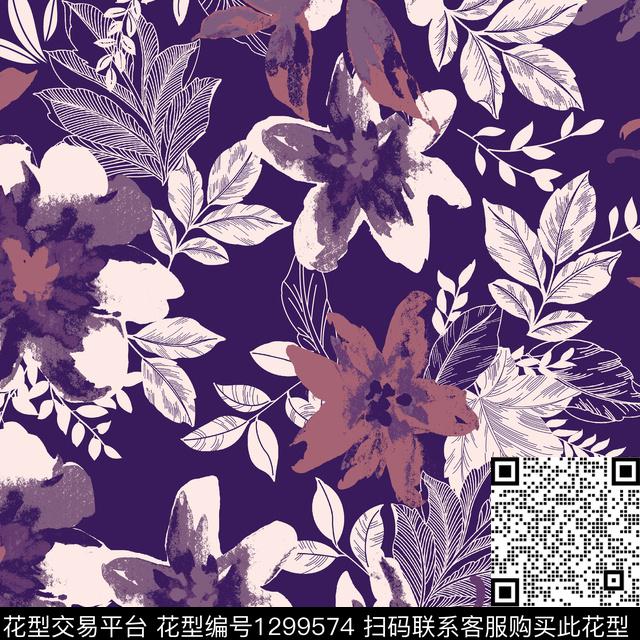 几何格子男装传统印花花型下载（图片编号: 1299574） - 瓦栏（Walan）