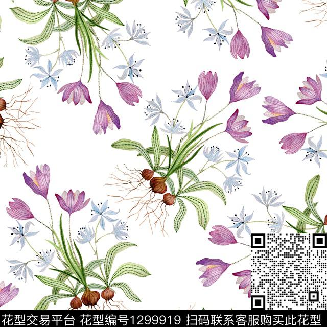 200238-1.jpg - 1299919 - 简约 数码花型 大牌风 - 数码印花花型 － 女装花型设计 － 瓦栏