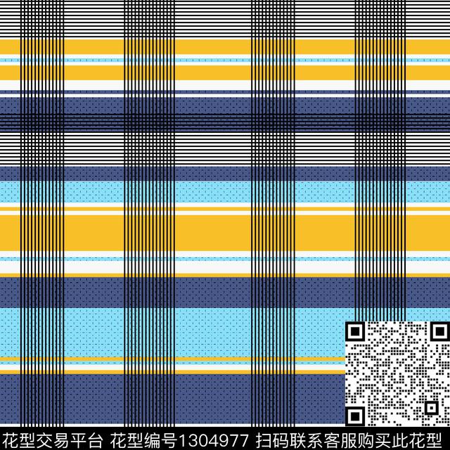 几何格子男装传统印花花型下载（图片编号: 1304977） - 瓦栏（Walan）