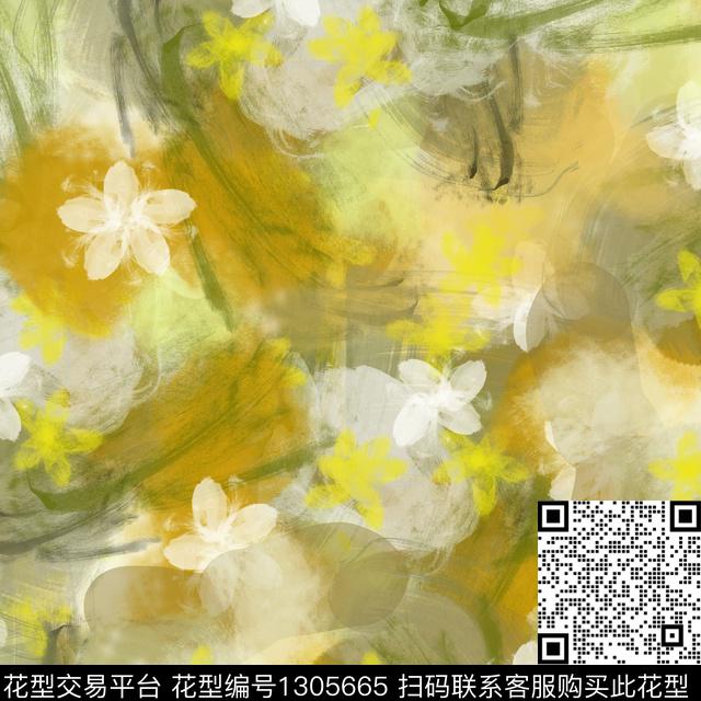 868.jpg - 1305665 - 抽象 小碎花 - 数码印花花型 － 女装花型设计 － 瓦栏