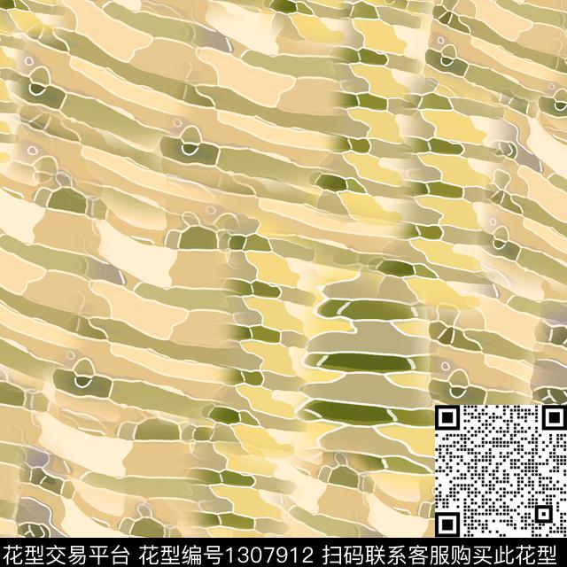 200318-条纹-4-00.jpg - 1307912 - 渐变 抽象 条纹图案 - 数码印花花型 － 女装花型设计 － 瓦栏