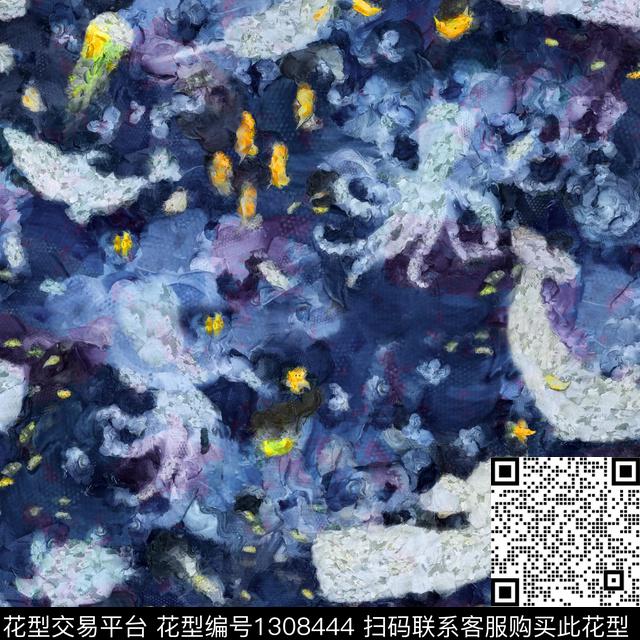 H80 .jpg - 1308444 - 海星 可爱 海洋 - 数码印花花型 － 女装花型设计 － 瓦栏