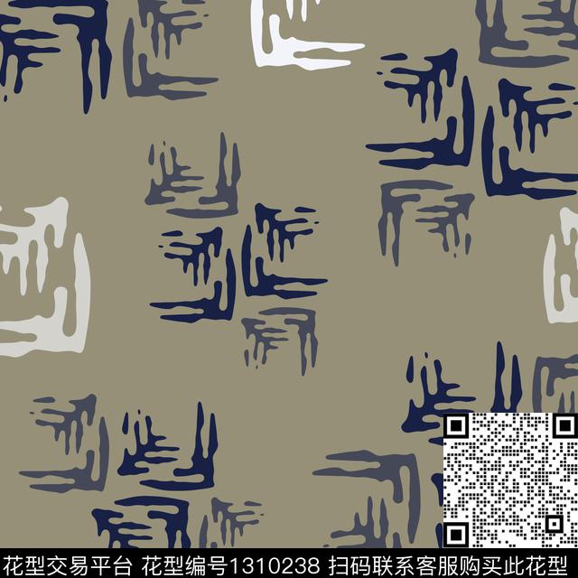 200322-nzhh-2-3.jpg - 1310238 - 几何 抽象 手绘线条笔触 - 传统印花花型 － 男装花型设计 － 瓦栏