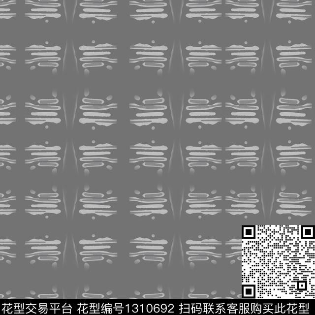 男装休闲花卉手绘线条笔触条纹图案数码印花花型下载（图片编号: 1310692） - 瓦栏（Walan）