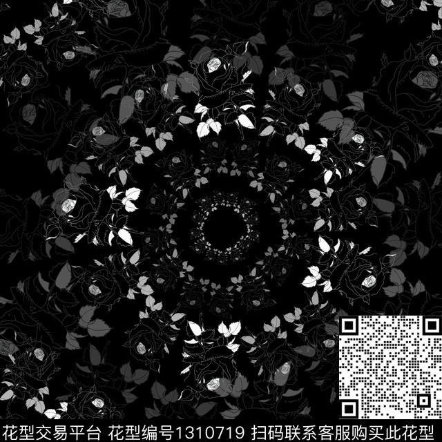 200328-yqbd-1-00.jpg - 1310719 - 小碎花 玫瑰花语 圆圈与波点 - 数码印花花型 － 男装花型设计 － 瓦栏