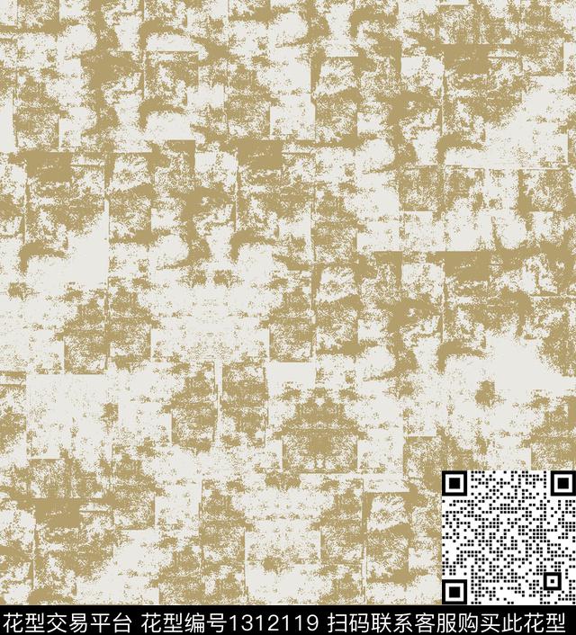 jili铁锈wan.jpg - 1312119 - 肌理 趋势花型 大牌风 - 传统印花花型 － 墙纸花型设计 － 瓦栏