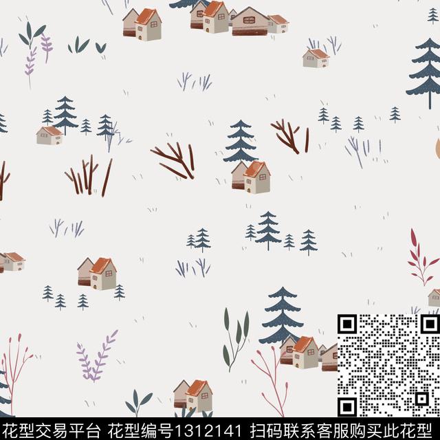 床品卡通小碎花传统印花花型下载（图片编号: 1312141） - 瓦栏（Walan）