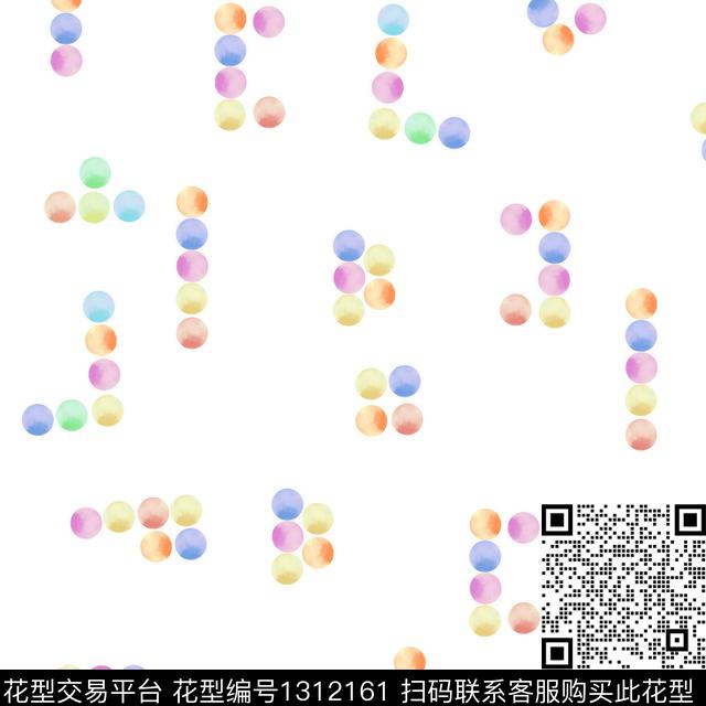床品卡通泡泡数码印花花型下载（图片编号: 1312161） - 瓦栏（Walan）