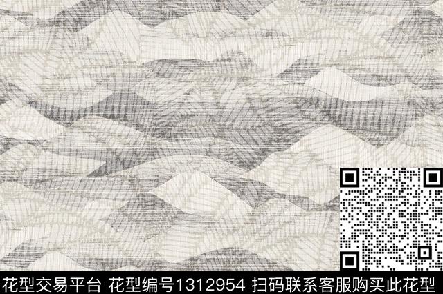 2.jpg - 1312954 - 几何 山 中国 - 数码印花花型 － 墙纸花型设计 － 瓦栏