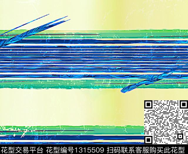 夏日运动风.jpg - 1315509 - 几何 男装 大牌风 - 数码印花花型 － 男装花型设计 － 瓦栏