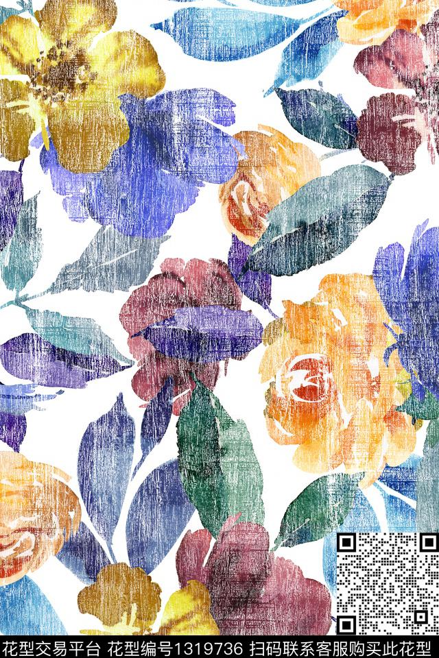 2020-04-26-d2.jpg - 1319736 - 花卉 满版散花 老年人花型 - 数码印花花型 － 女装花型设计 － 瓦栏