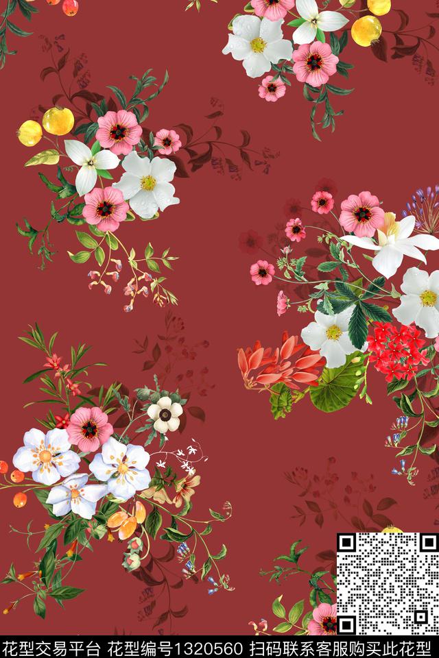 2020-04-19-c2.jpg - 1320560 - 女装 花卉 满版散花 - 数码印花花型 － 女装花型设计 － 瓦栏