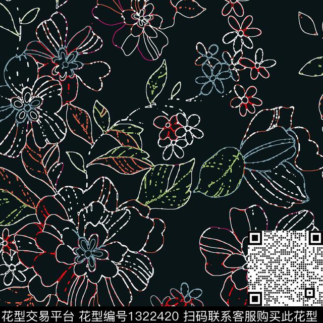 几何男装迷彩传统印花花型下载（图片编号: 1322420） - 瓦栏（Walan）