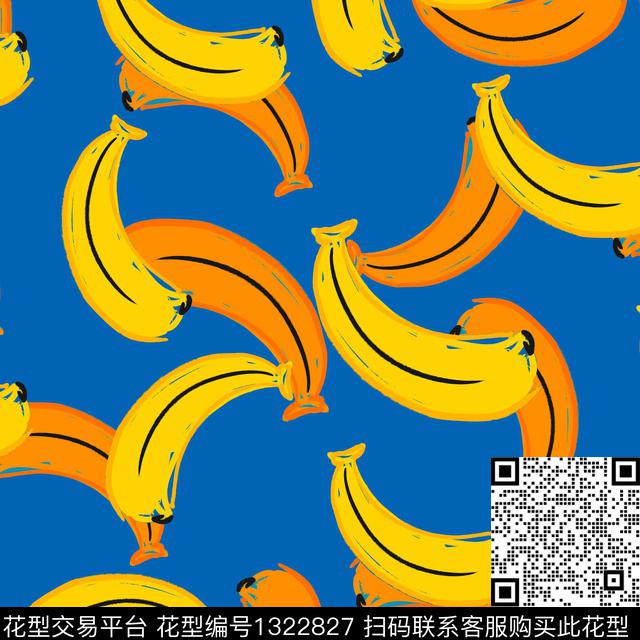 童装水果笔触数码印花花型下载（图片编号: 1322827） - 瓦栏（Walan）