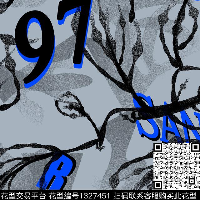 20200523-1-1.jpg - 1327451 - 几何 抽象男装 大牌风 - 传统印花花型 － 男装花型设计 － 瓦栏