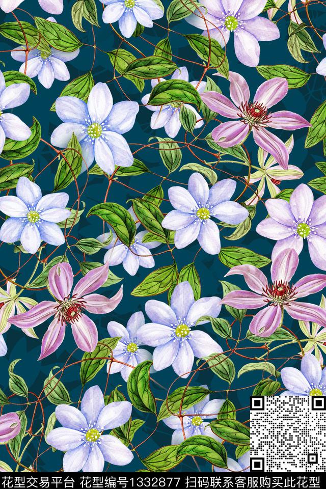 2020-06-09-A2.jpg - 1332877 - 女装 花卉 植物 - 数码印花花型 － 女装花型设计 － 瓦栏