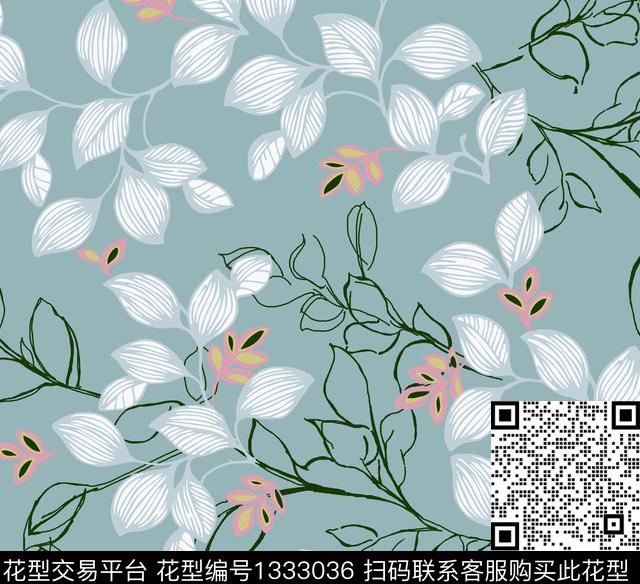 几何女装抽象传统印花花型下载（图片编号: 1333036） - 瓦栏（Walan）