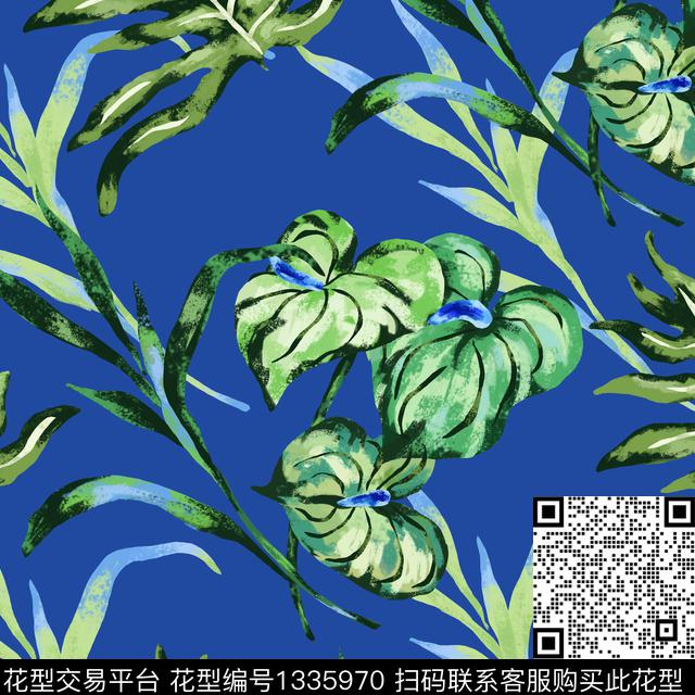 女装花卉大牌风传统印花花型下载（图片编号: 1335970） - 瓦栏（Walan）