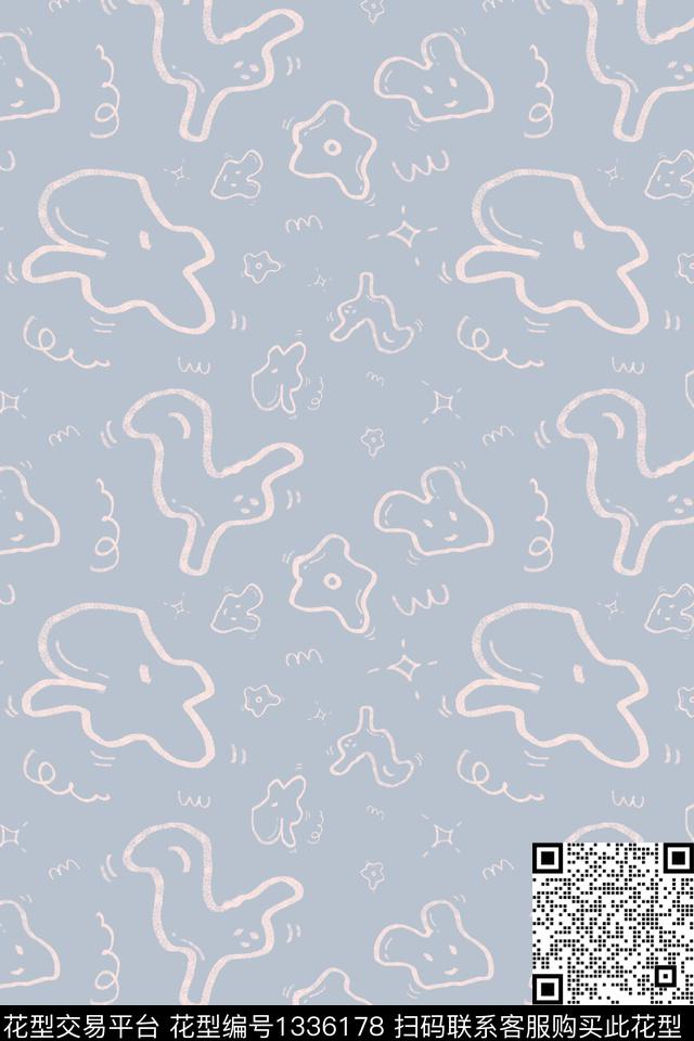 童装插画动物传统印花花型下载（图片编号: 1336178） - 瓦栏（Walan）