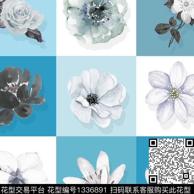 ASMYSJ0097.jpg - 1336891 - 数码花型 鲜花 花卉 - 数码印花花型 － 女装花型设计 － 瓦栏