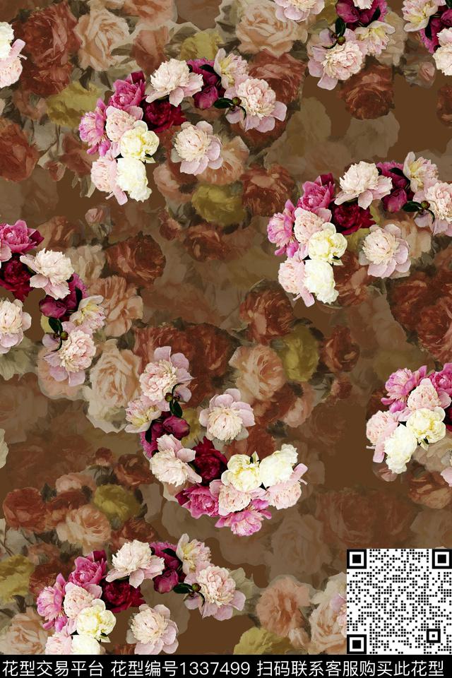 WC0044.jpg - 1337499 - 肌理 香云纱 艺术 - 数码印花花型 － 女装花型设计 － 瓦栏
