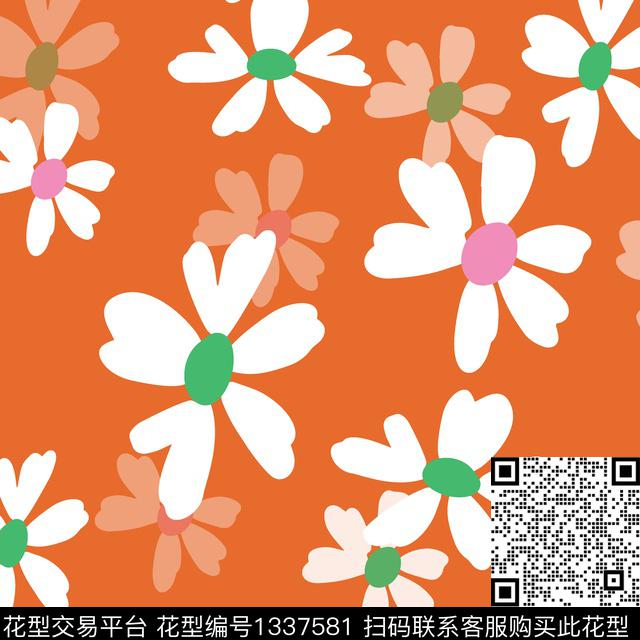印花花型下载（图片编号: 1337581） - 瓦栏（Walan）