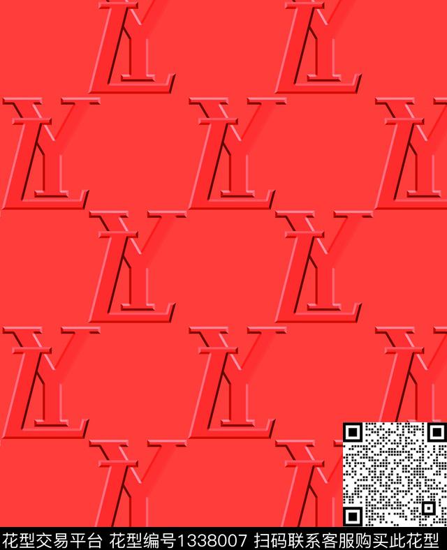 2020-04-25-2.jpg - 1338007 - 字母 几何 大牌风 - 数码印花花型 － 童装花型设计 － 瓦栏