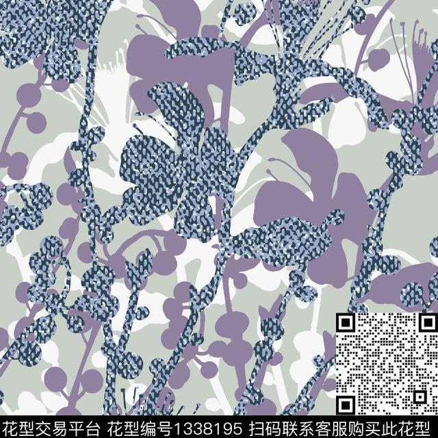几何女装抽象传统印花花型下载（图片编号: 1338195） - 瓦栏（Walan）