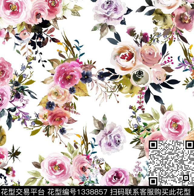 1635.jpg - 1338857 - 花卉 春夏花型 热带花型 - 数码印花花型 － 女装花型设计 － 瓦栏