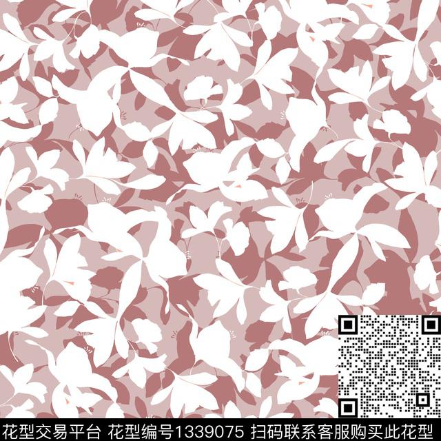 200630.jpg - 1339075 - 几何花卉 潮牌 大牌风 - 传统印花花型 － 女装花型设计 － 瓦栏