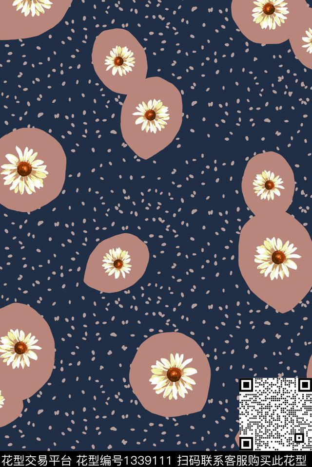 MZ05B84.jpg - 1339111 - 几何 大牌风 中国 - 传统印花花型 － 女装花型设计 － 瓦栏