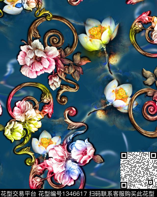 lt20200702sc.jpg - 1346617 - 连衣裙 花卉 - 数码印花花型 － 女装花型设计 － 瓦栏