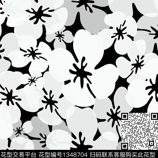 plants5.jpg - 1348704 - 花卉 满版散花 大牌风 - 传统印花花型 － 女装花型设计 － 瓦栏