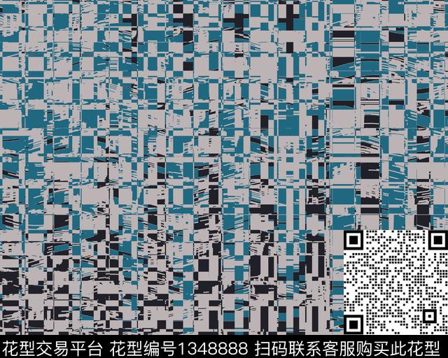 绿植树叶抽象花卉男装传统印花花型下载（图片编号: 1348888） - 瓦栏（Walan）