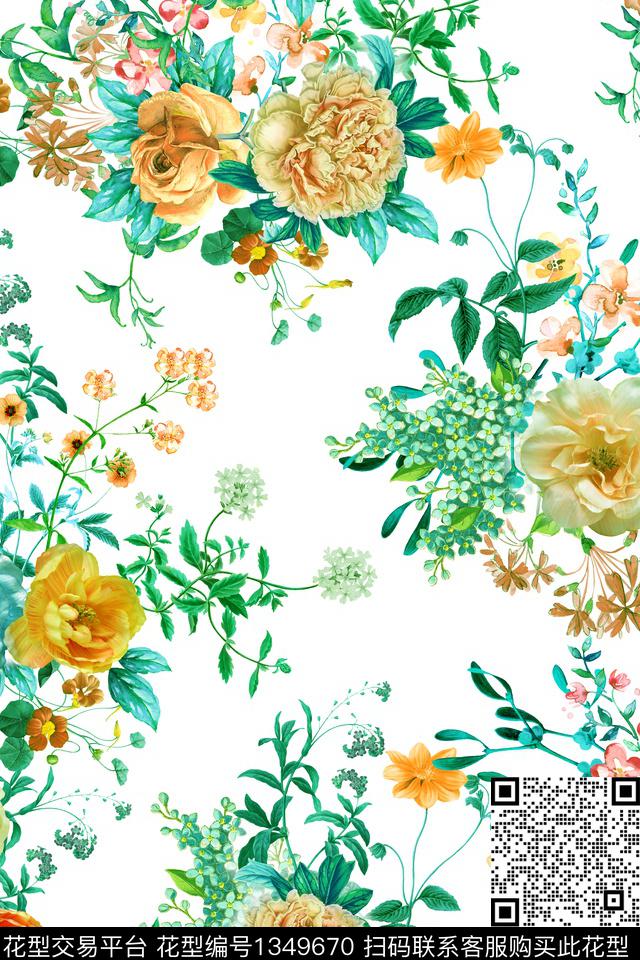 2020-08-06-2.jpg - 1349670 - 床品 女装 花卉 - 数码印花花型 － 女装花型设计 － 瓦栏