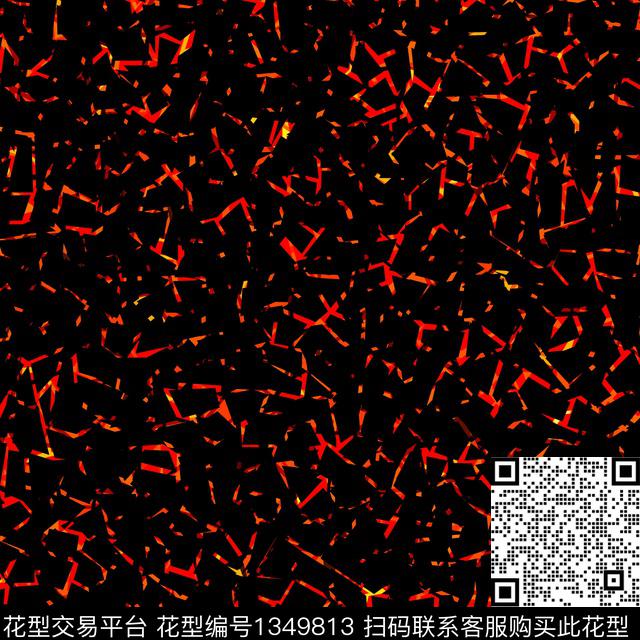肌理几何休闲传统印花花型下载（图片编号: 1349813） - 瓦栏（Walan）