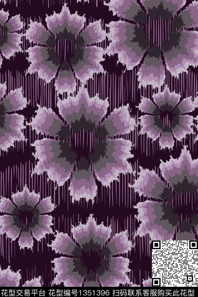纹理012 - 4.jpg - 1351396 - 肌理 花卉 花瓣 - 数码印花花型 － 男装花型设计 － 瓦栏
