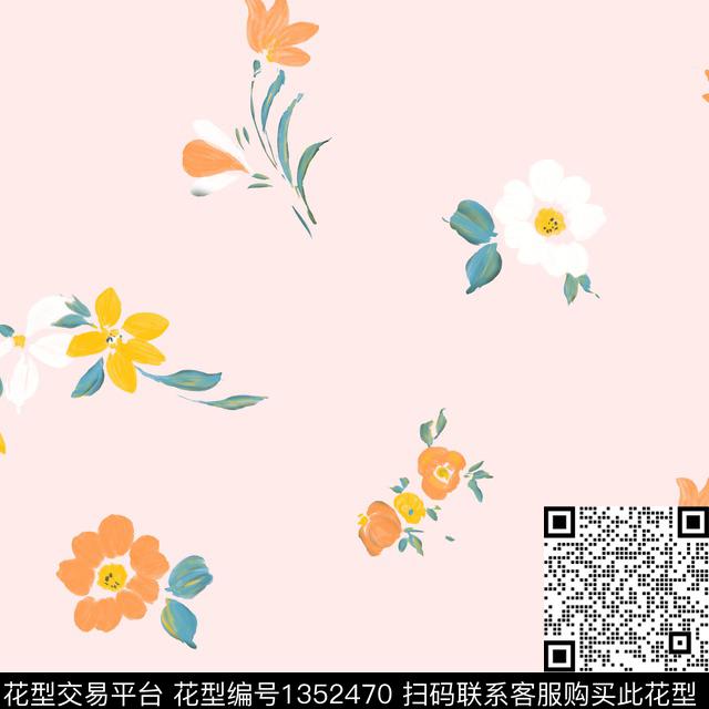 MY2001002.jpg - 1352470 - 花卉 植物 小碎花 - 传统印花花型 － 童装花型设计 － 瓦栏