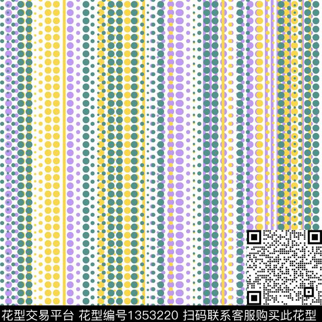 休闲趣味波点传统印花花型下载（图片编号: 1353220） - 瓦栏（Walan）