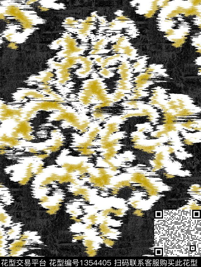 线条大牌风传统花型传统印花花型下载（图片编号: 1354405） - 瓦栏（Walan）