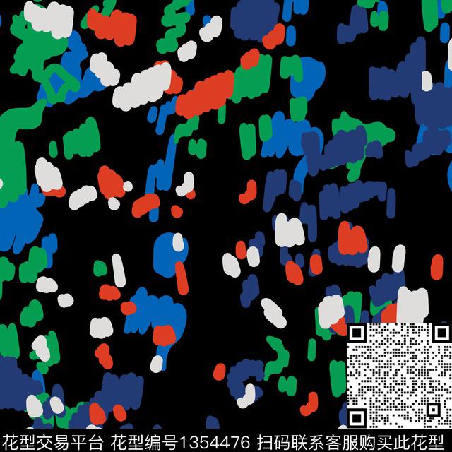 动物纹迷彩抽象传统印花花型下载（图片编号: 1354476） - 瓦栏（Walan）