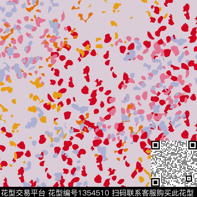 肌理动物纹抽象传统印花花型下载（图片编号: 1354510） - 瓦栏（Walan）