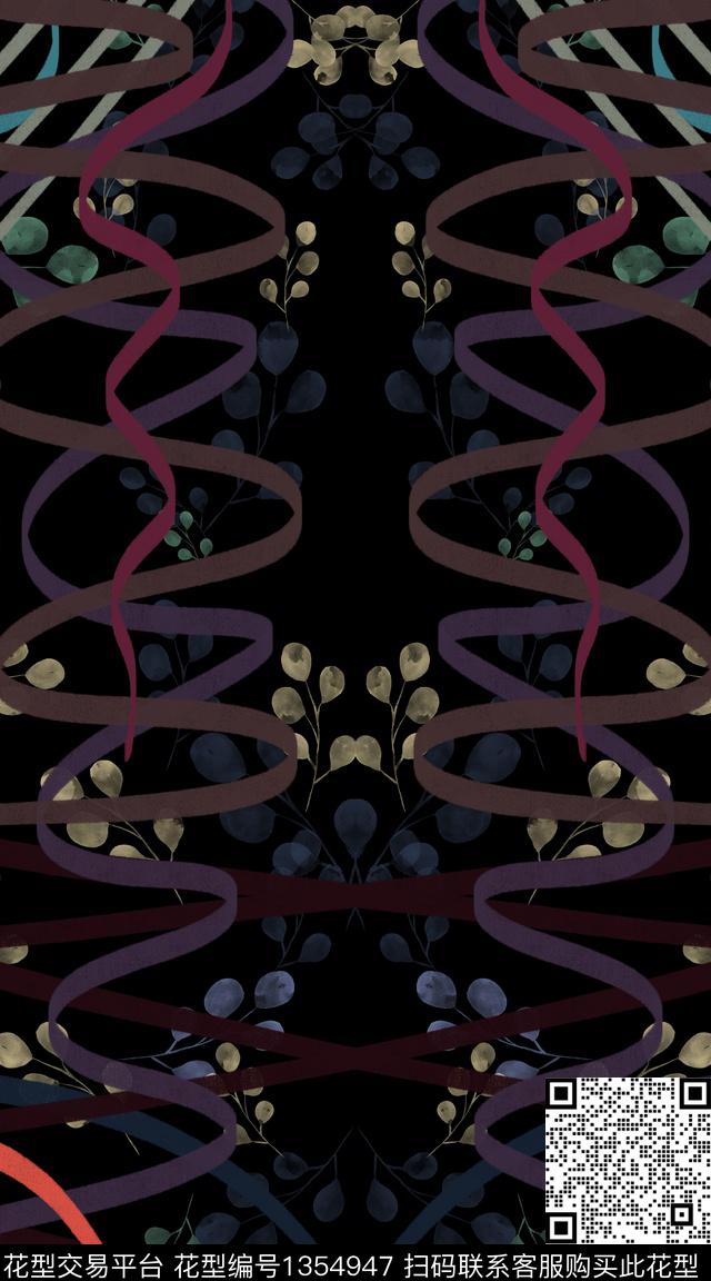 a26.jpg - 1354947 - 双边定位花 波西米亚 大牌风 - 传统印花花型 － 女装花型设计 － 瓦栏