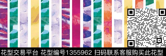 线条朋克大牌风数码印花花型下载（图片编号: 1355962） - 瓦栏（Walan）