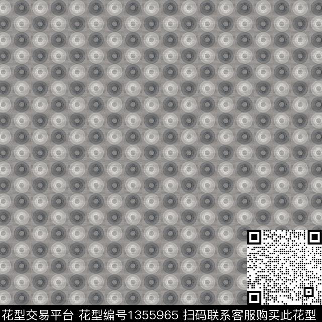 07.jpg - 1355965 - 提花花型 黑白花型 男装 - 数码印花花型 － 方巾花型设计 － 瓦栏
