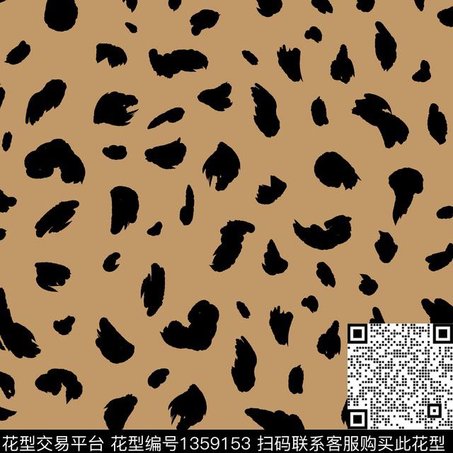 几何动物纹满版散花传统印花花型下载（图片编号: 1359153） - 瓦栏（Walan）