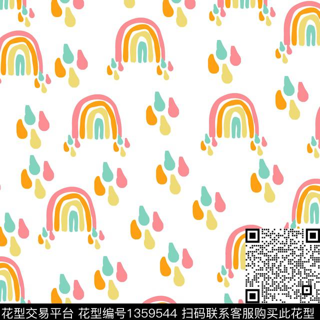 线条童装卡通传统印花花型下载（图片编号: 1359544） - 瓦栏（Walan）