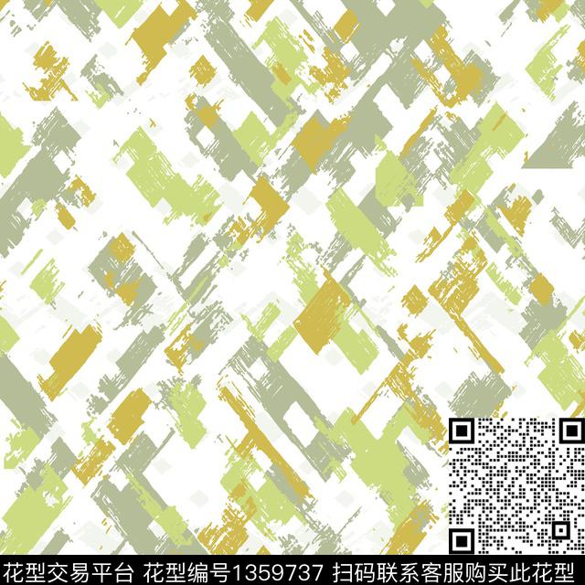 几何笔触男装传统印花花型下载（图片编号: 1359737） - 瓦栏（Walan）
