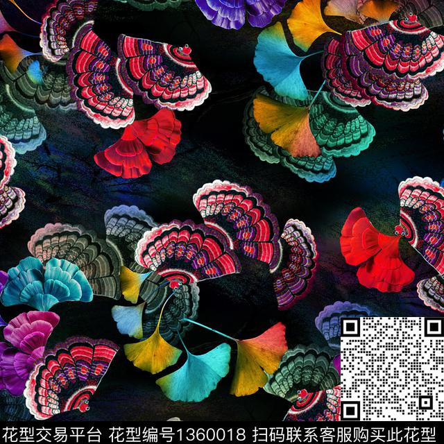 ant0056 副本.jpg - 1360018 - 抽象花卉 雕印花型 - 数码印花花型 － 女装花型设计 － 瓦栏