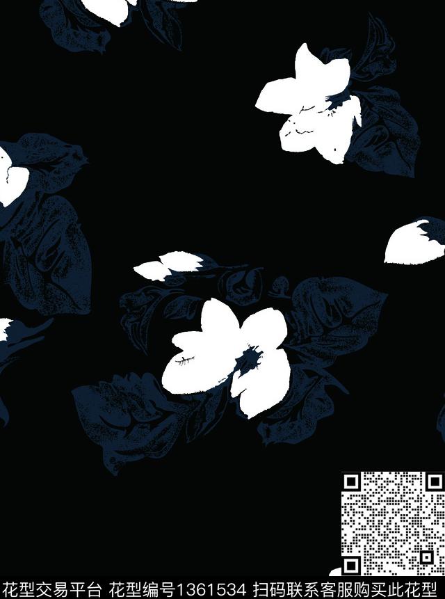 77.jpg - 1361534 - 抽象花卉 复古 大牌风 - 传统印花花型 － 男装花型设计 － 瓦栏